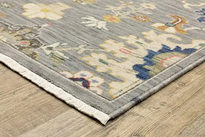 Lucca 5507E Grey/Multi Rug