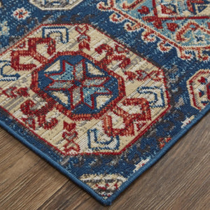 Nolan 39Cef Blue/Red Rug