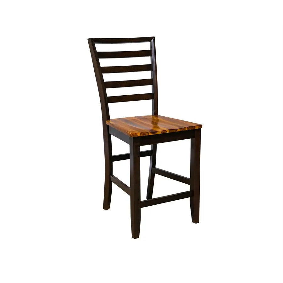 Melissa Ladderback Barstool Caramel & Burnt Sugar