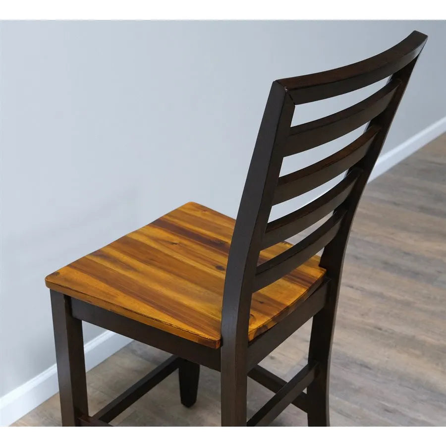 Melissa Ladderback Barstool Caramel & Burnt Sugar