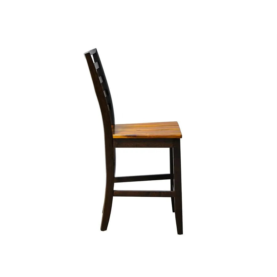 Melissa Ladderback Barstool Caramel & Burnt Sugar