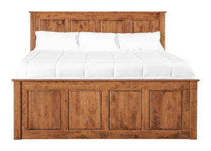 Shaker King Chest Bed - Tall 6- Drawer / 3-Drawer Pedestal & Raised Panel HB / FB