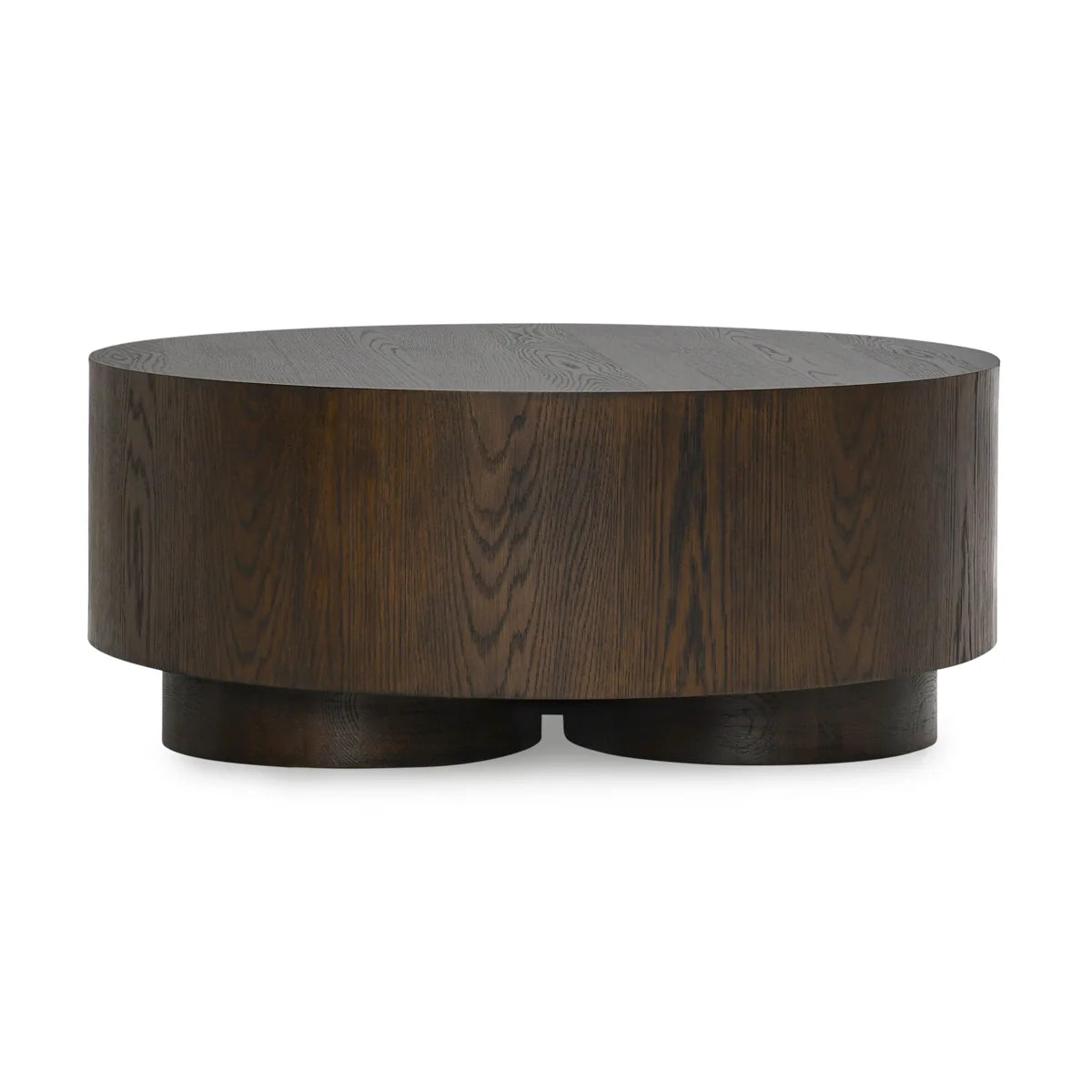 Runa Oak Veneer 42" Coffee Table Coffee Brown