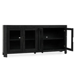 Macarthur Reclaimed Oak 4Dr Cabinet Antique Black