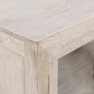 Bradley Oak Wood 6Dr Cabinet White Wash