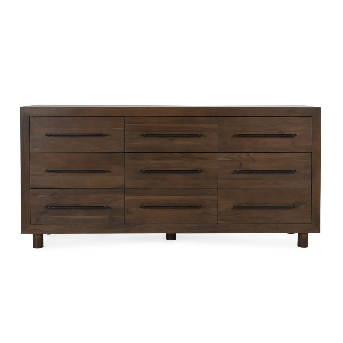 Jaxon Wood 9Dwr Dresser Cocoa Brown