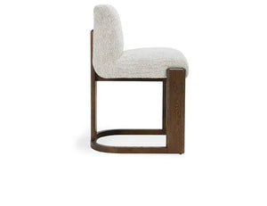 Chelsea Upholstered/Wood 26" Counter Stool Pixel Ivory