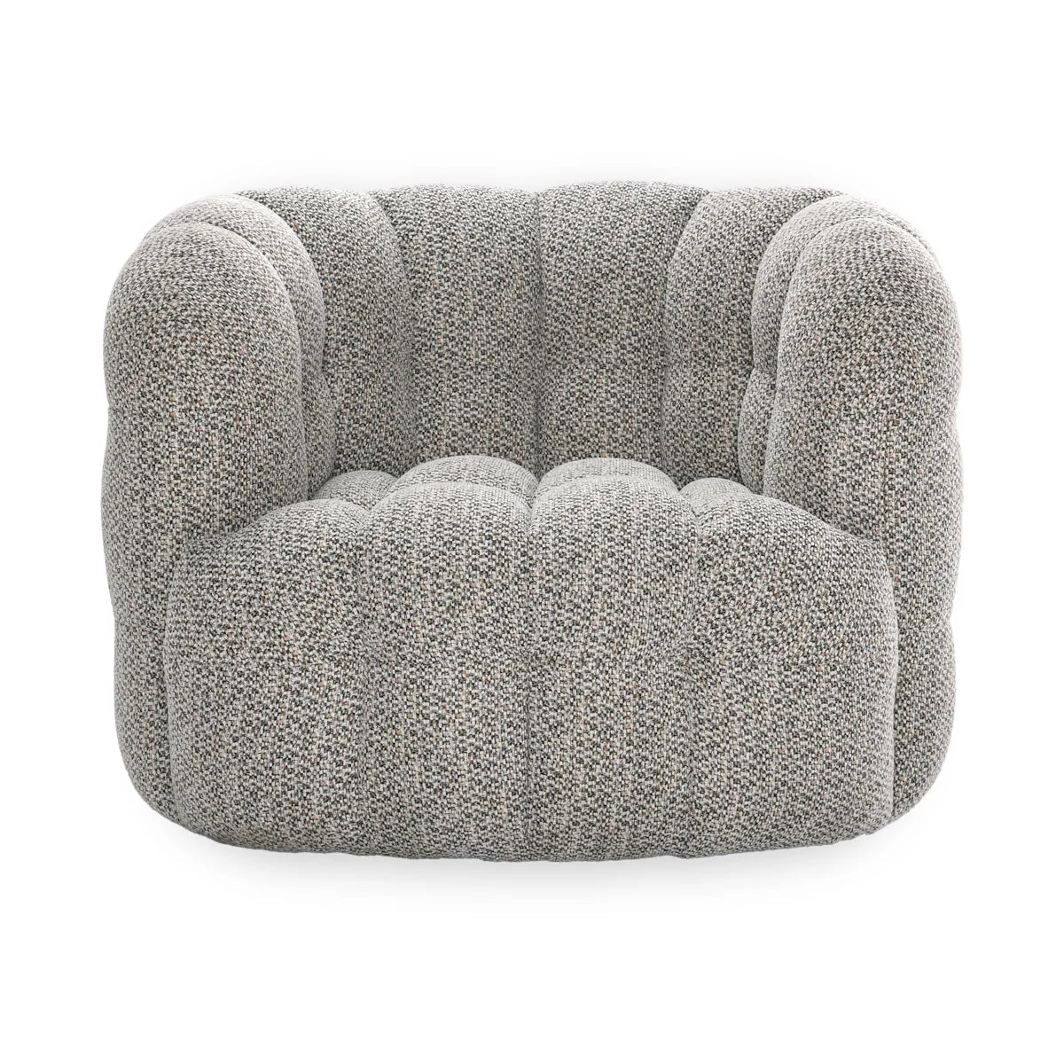 Walter Swivel Accent Chair Heathered Gray