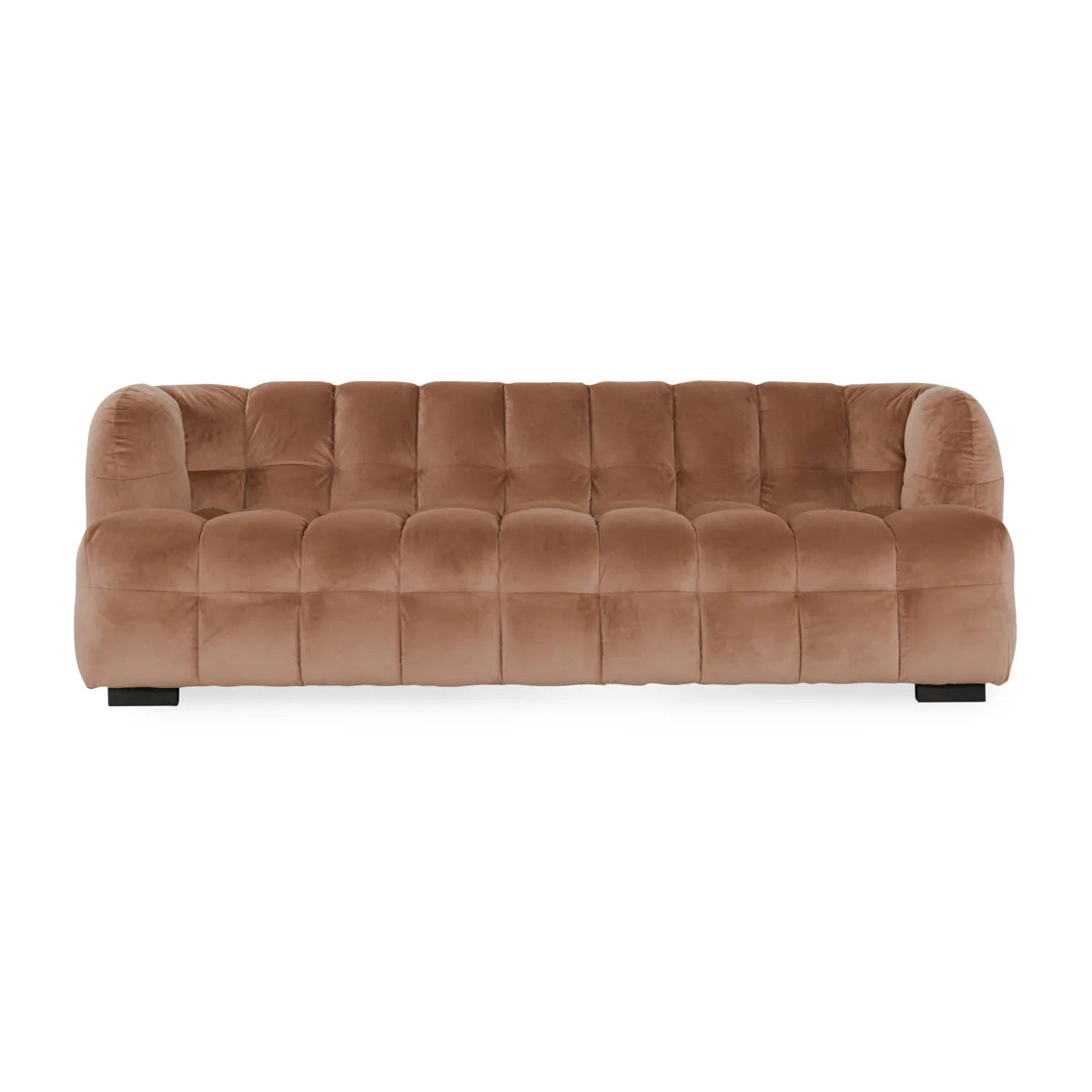 Petra Velvet 90" Sofa French Beige