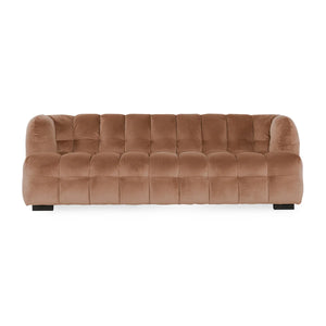Petra Velvet 90" Sofa French Beige