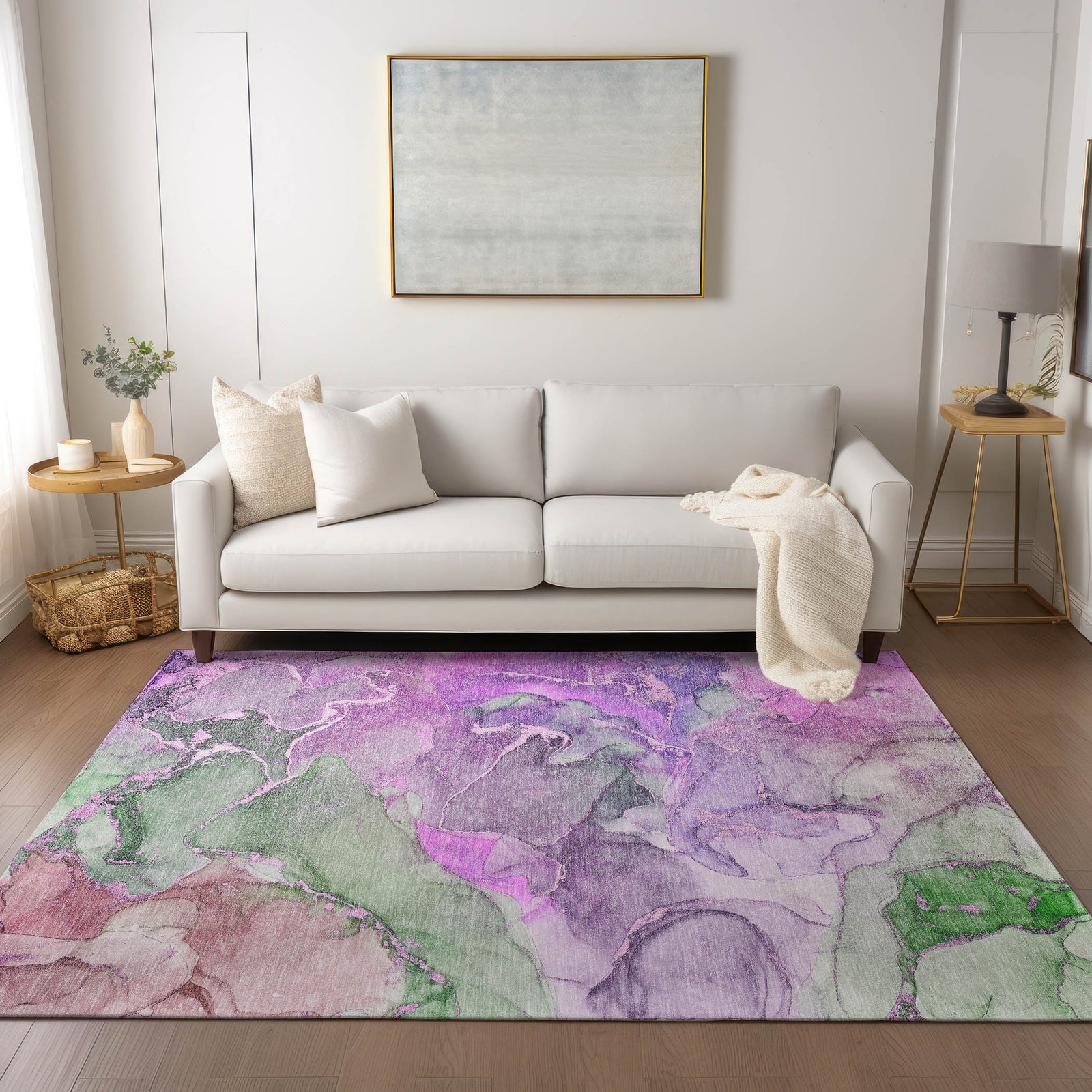 Chantille ACN500 Purple Rug