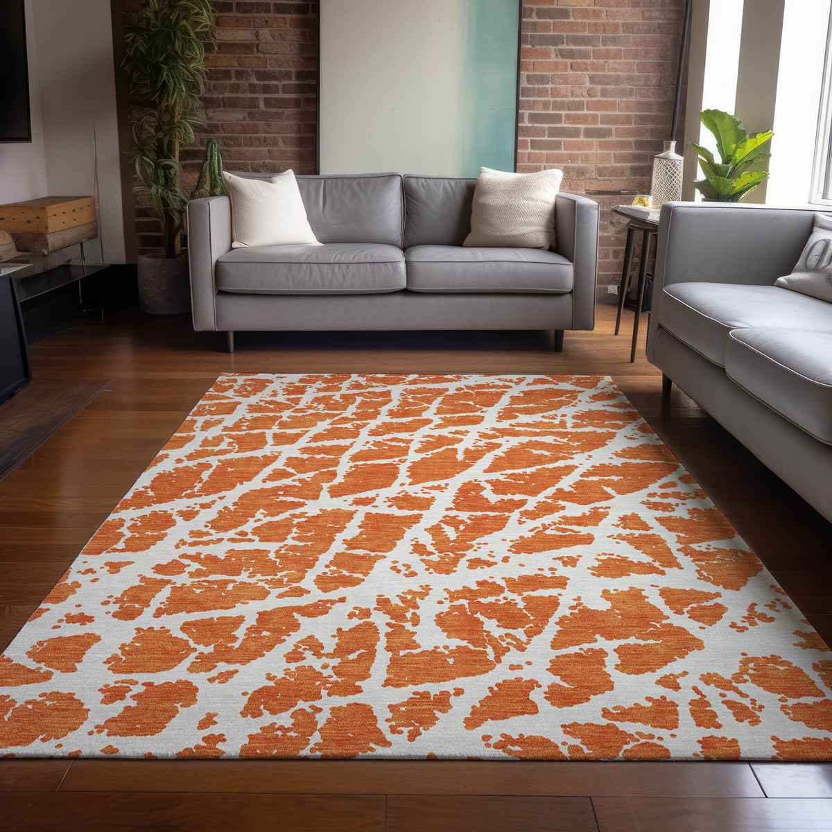 Chantille ACN501 Orange Rug