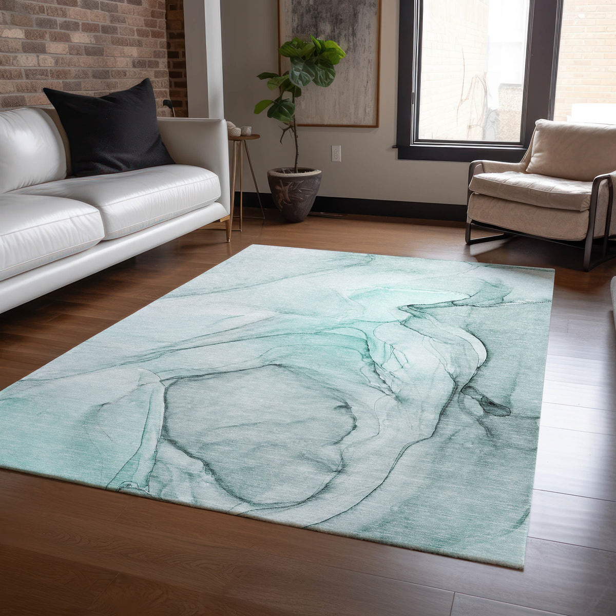 Chantille ACN502 Teal Rug