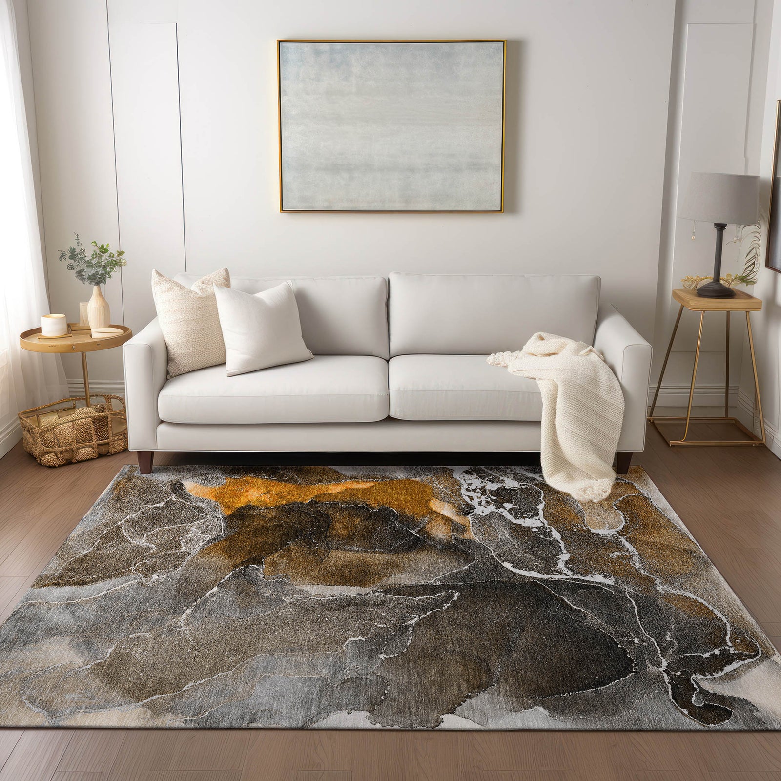 Chantille ACN503 Brown Rug