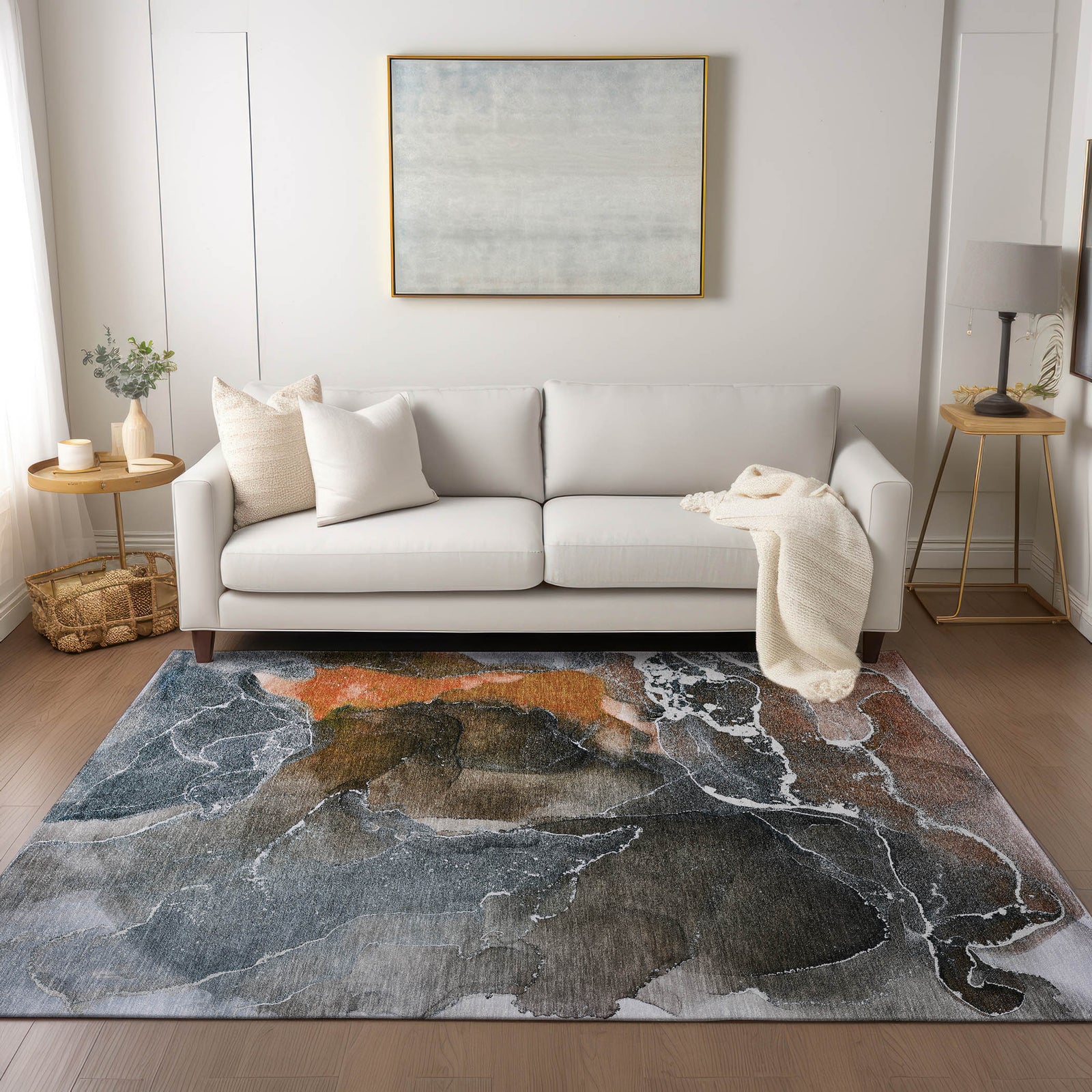 Chantille ACN503 Orange Rug