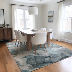 Chantille ACN504 Teal Rug