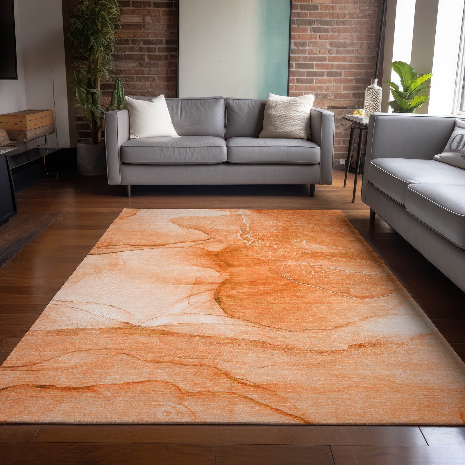 Chantille ACN507 Orange Rug