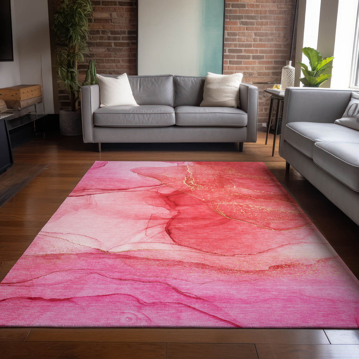 Chantille ACN507 Pink Rug