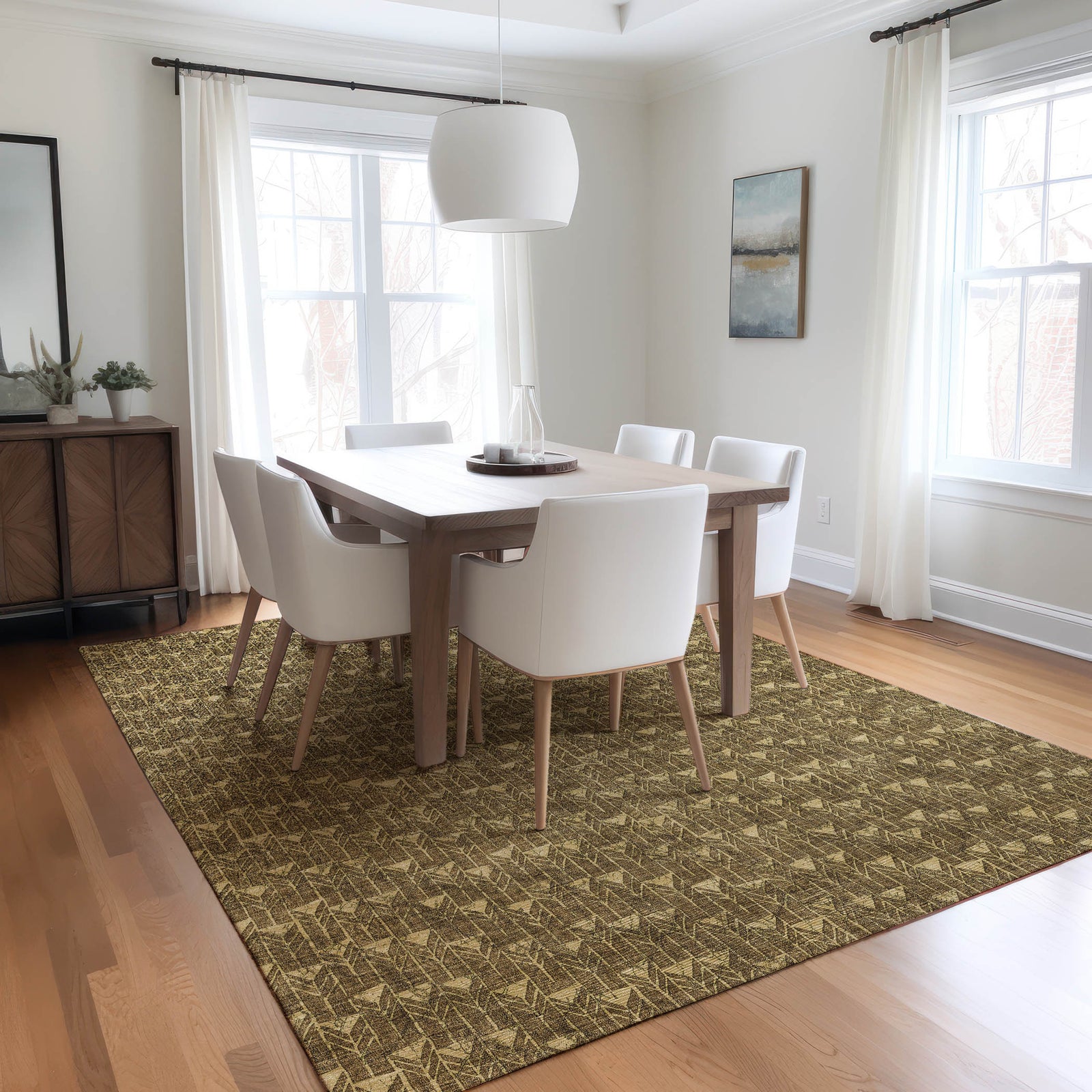 Chantille ACN514 Brown Rug
