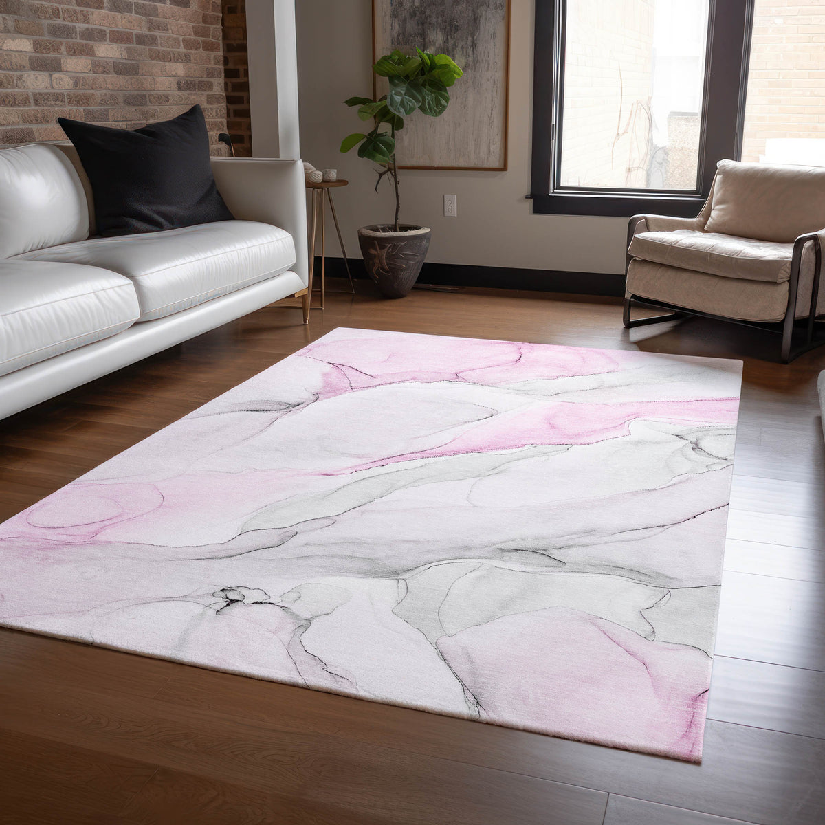 Chantille ACN515 Pink Rug