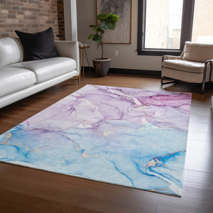 Chantille ACN516 Purple Rug