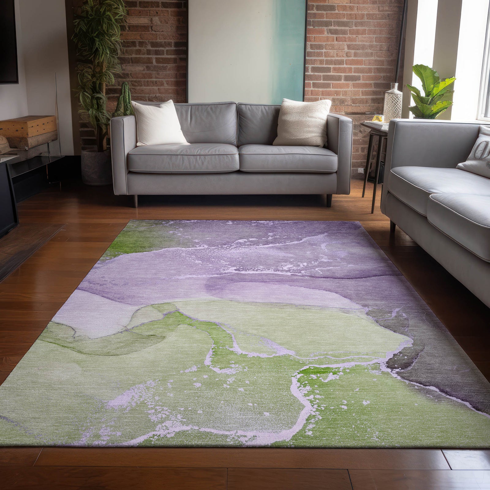 Chantille ACN517 Purple Rug