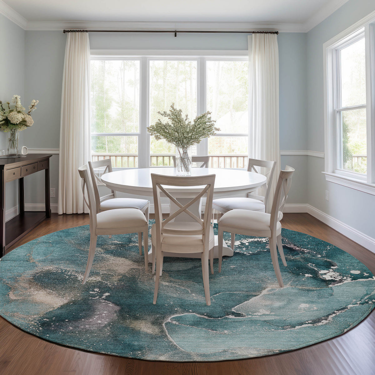 Chantille ACN518 Teal Rug
