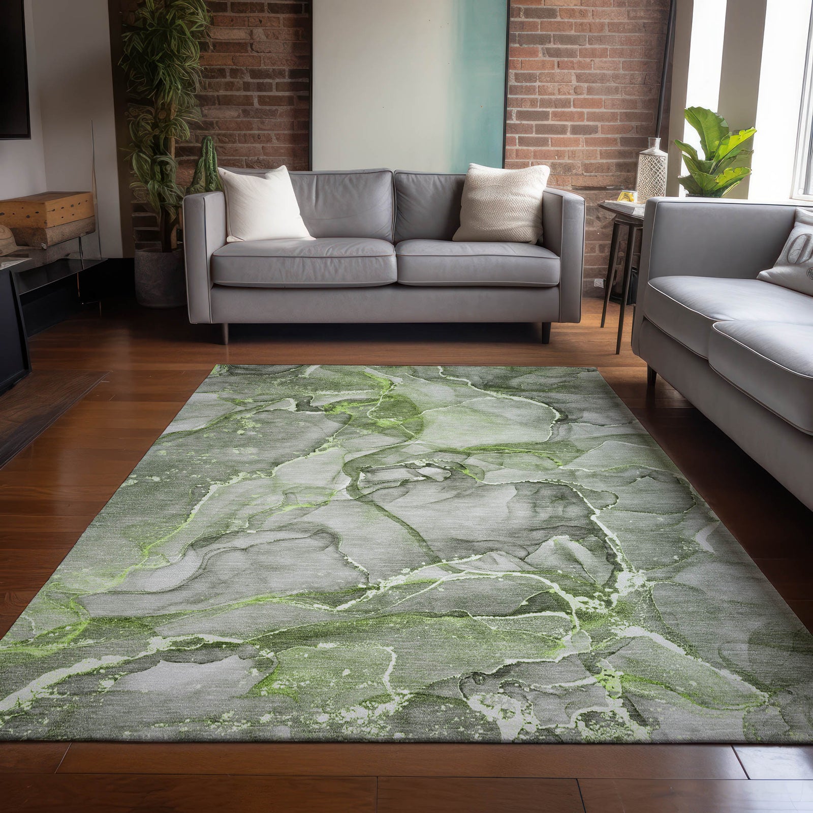 Chantille ACN519 Green Rug