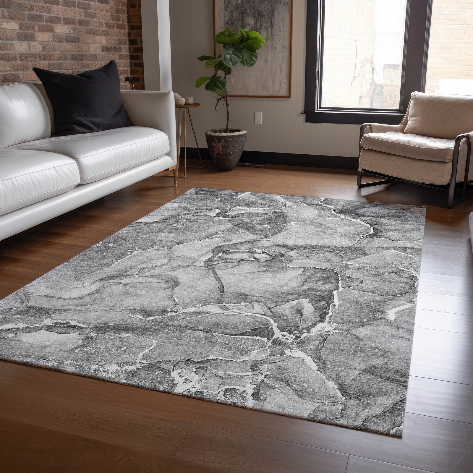 Chantille ACN519 Pewter Rug