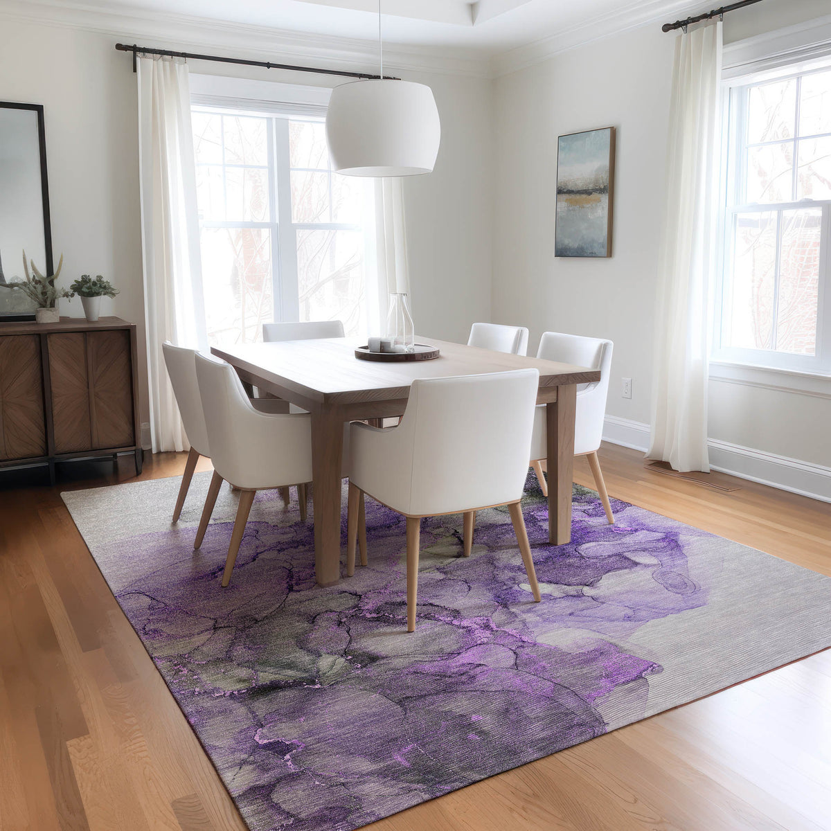 Chantille ACN520 Purple Rug