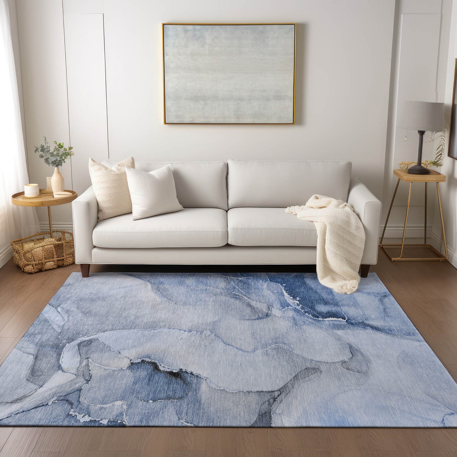 Chantille ACN521 Blue Rug
