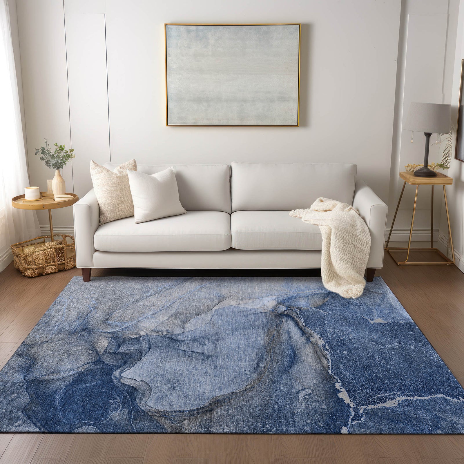 Chantille ACN524 Navy Rug
