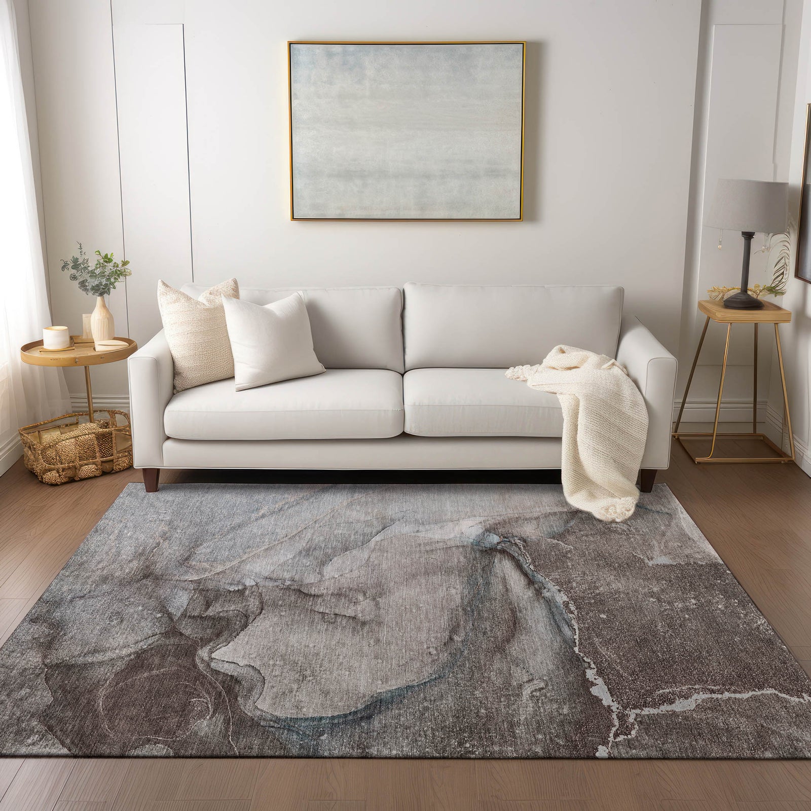 Chantille ACN524 Taupe Rug