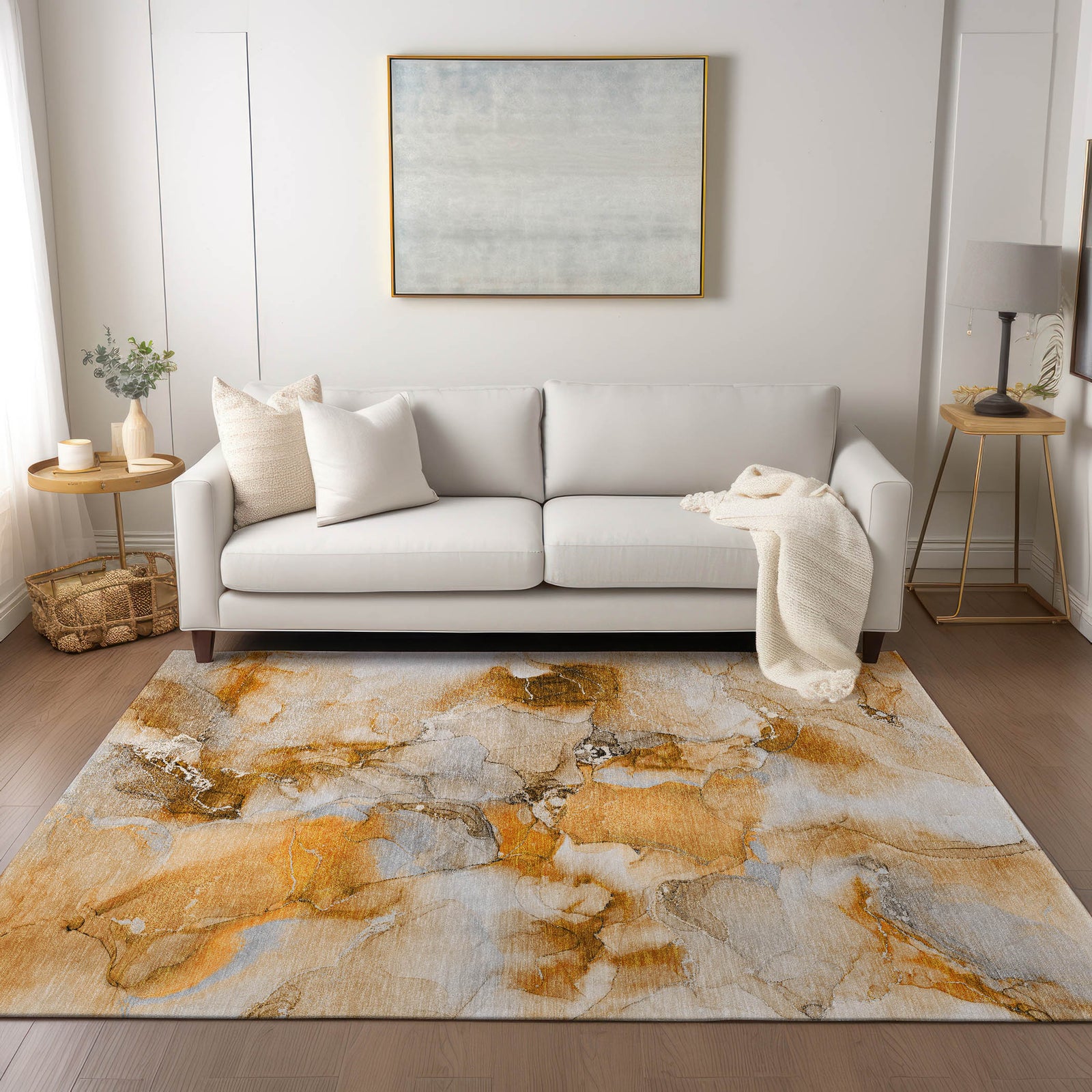Chantille ACN526 Orange Rug
