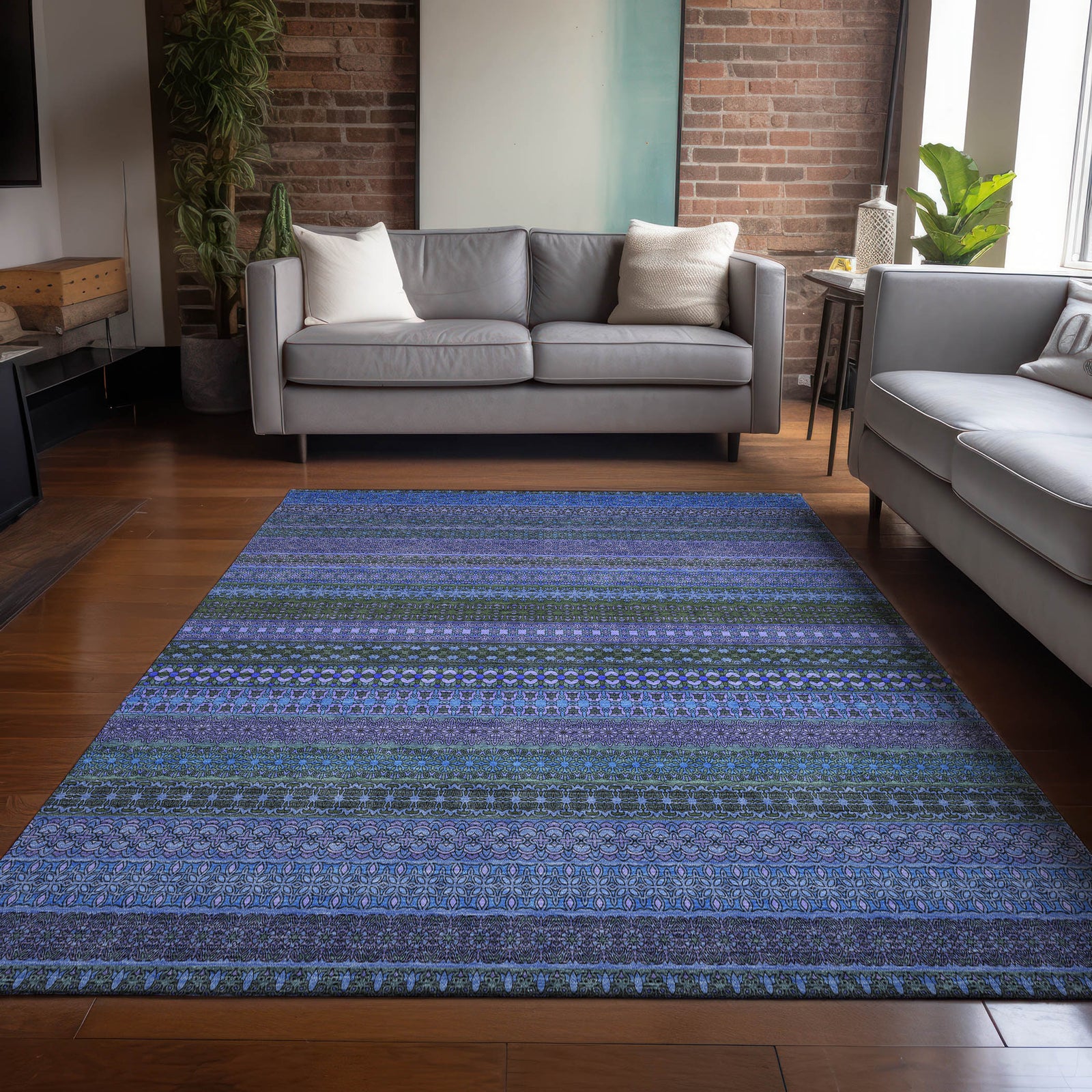 Chantille ACN527 Blue Rug