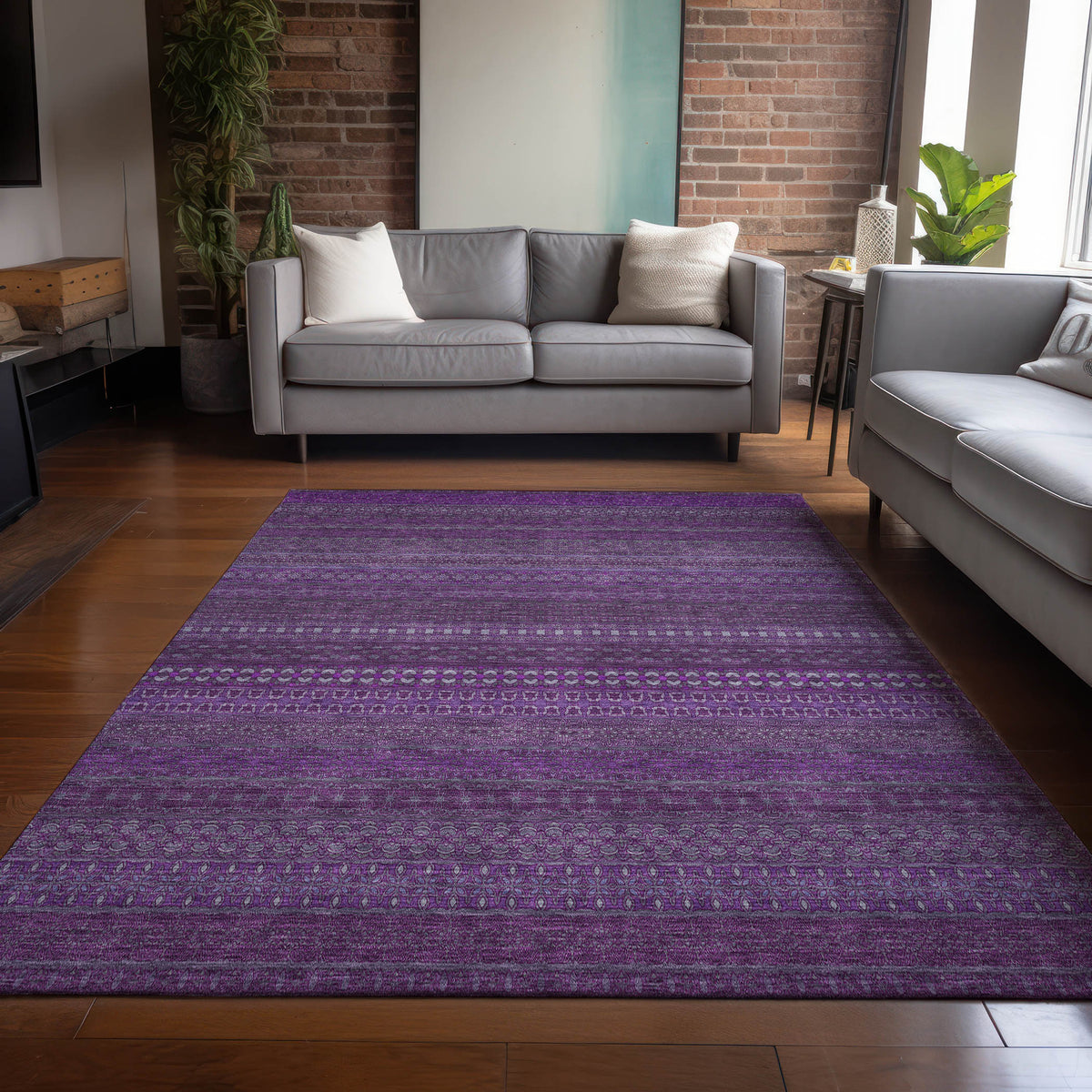 Chantille ACN527 Eggplant Rug