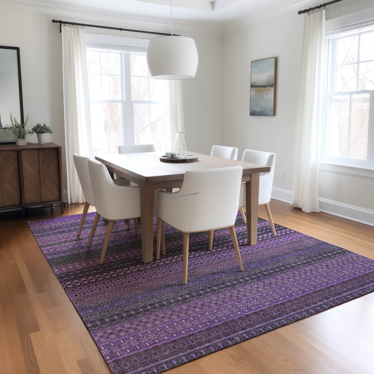 Chantille ACN527 Purple Rug
