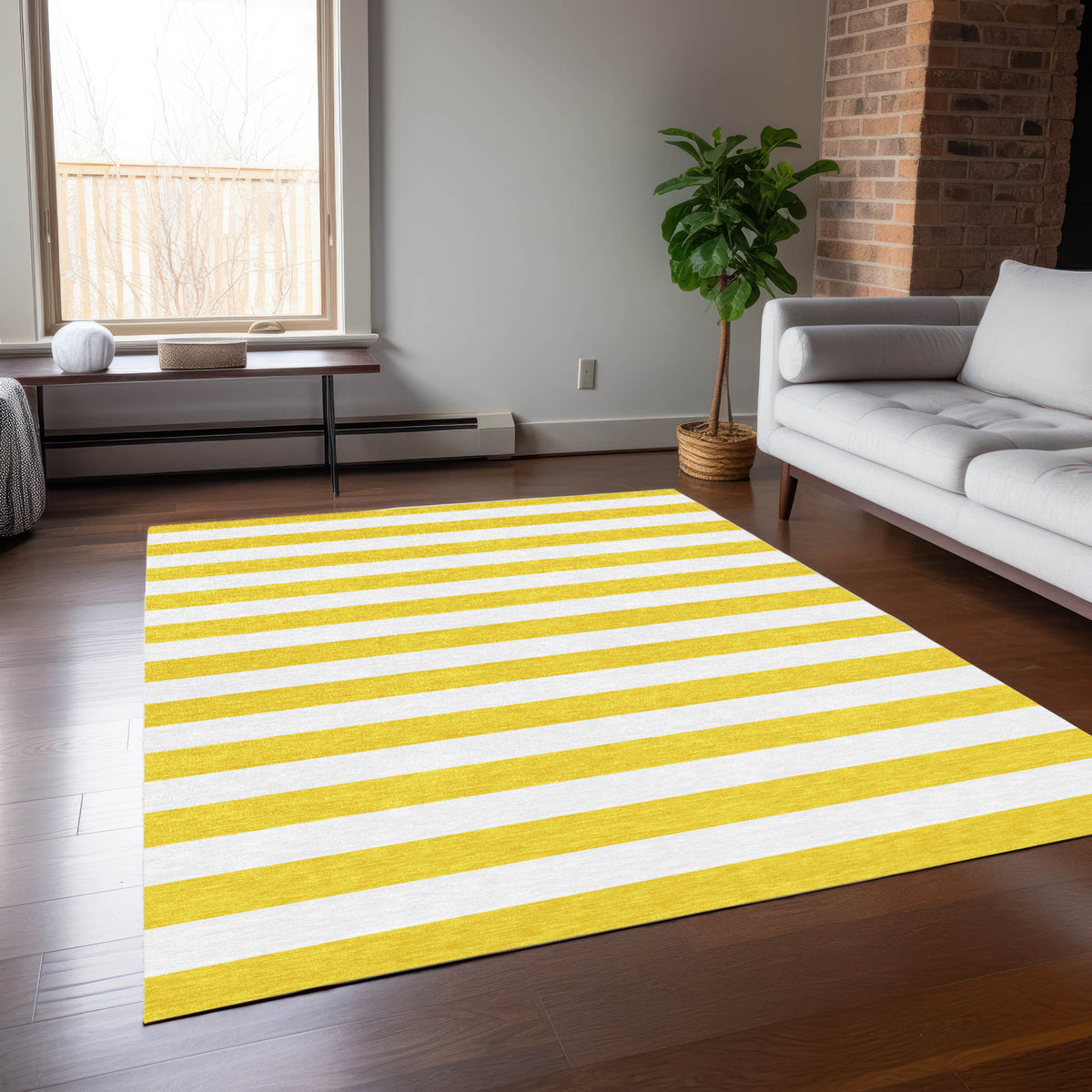 Chantille ACN528 Yellow Rug