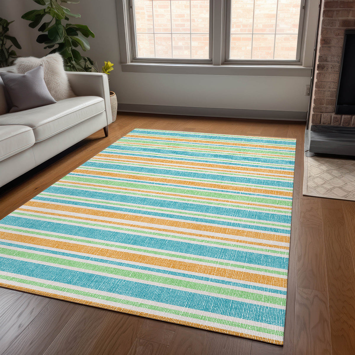 Chantille ACN531 Teal Rug