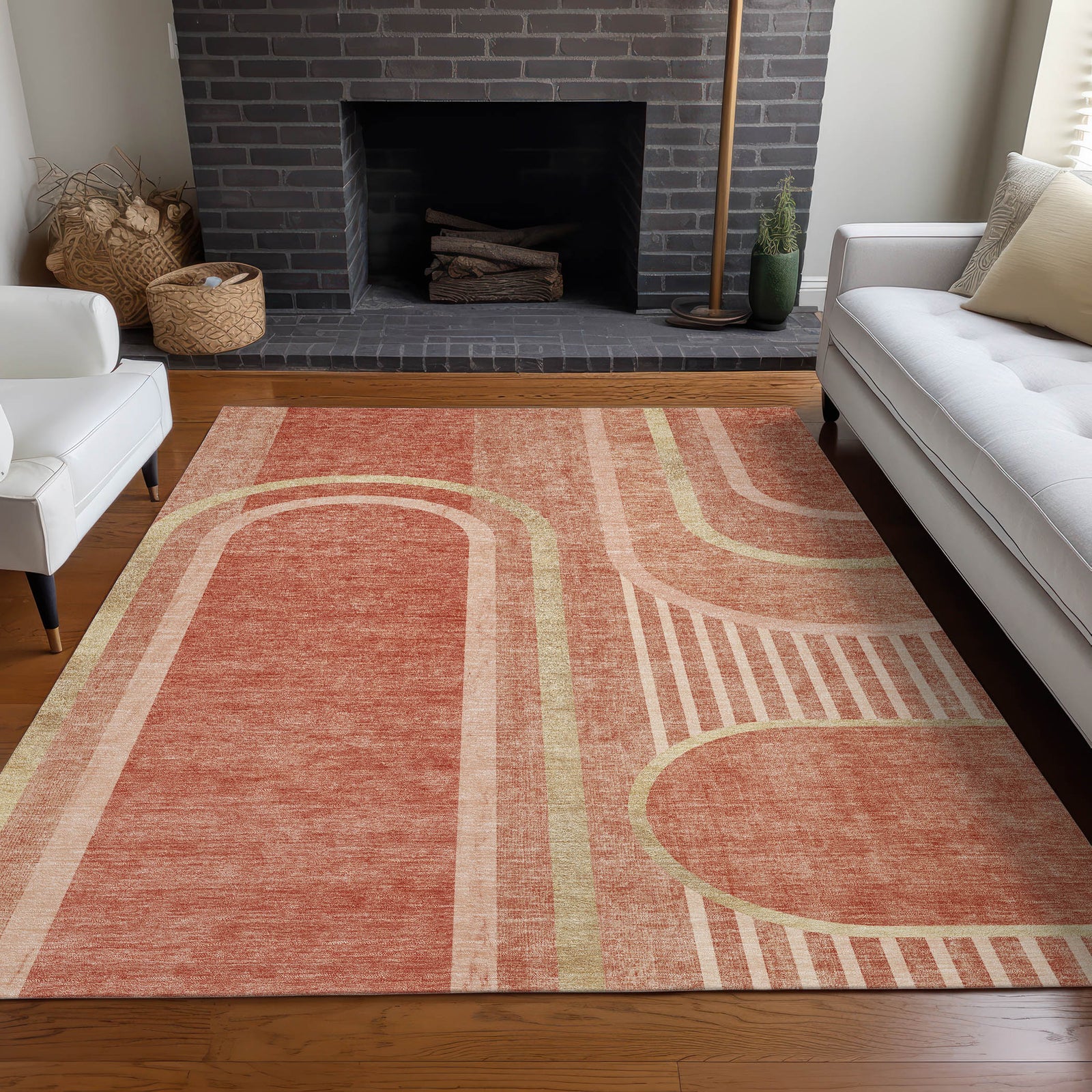 Chantille ACN532 Salmon Rug