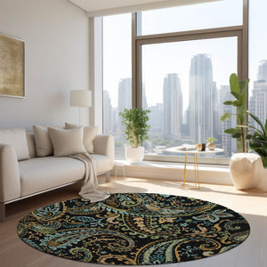 Chantille ACN533 Black Rug