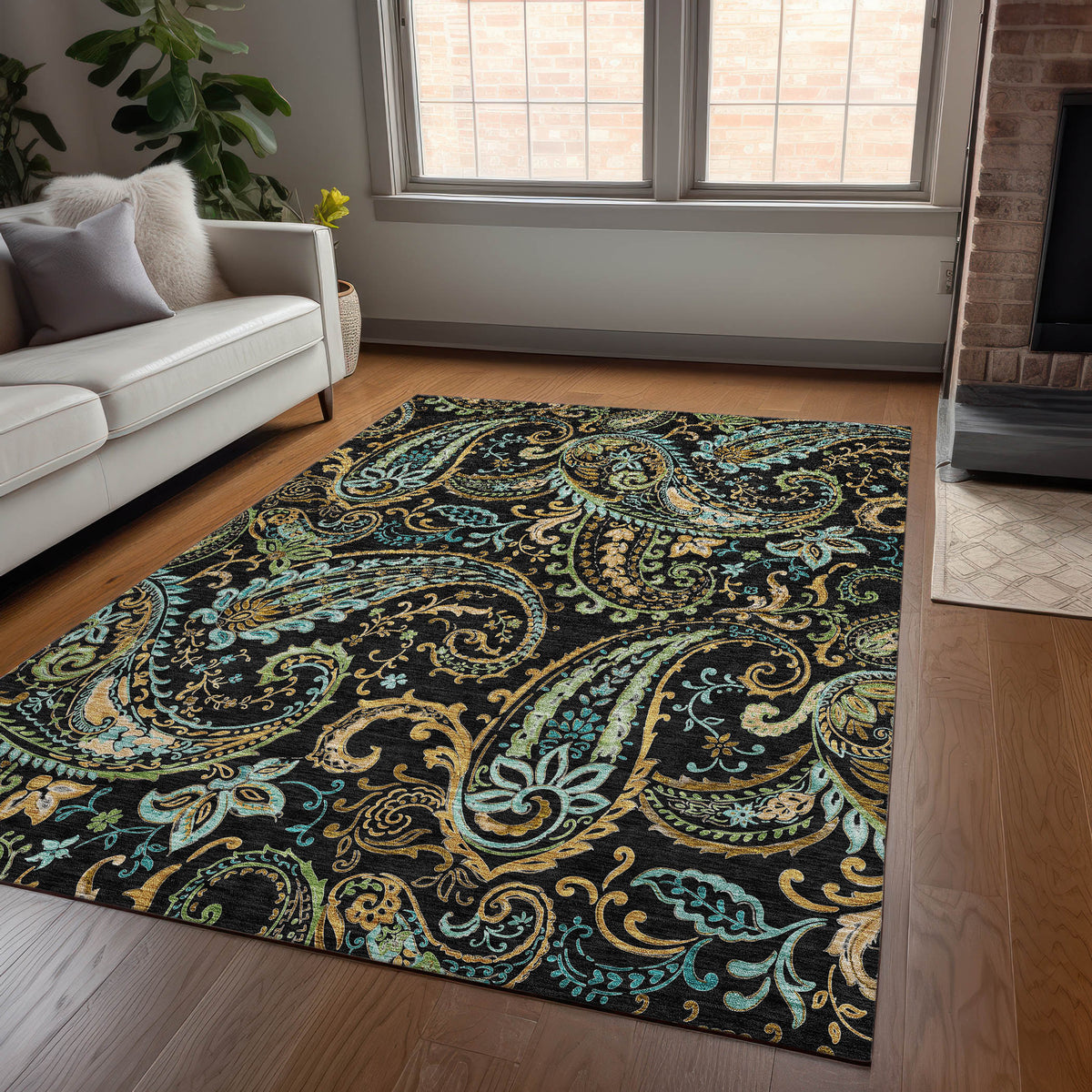 Chantille ACN533 Black Rug