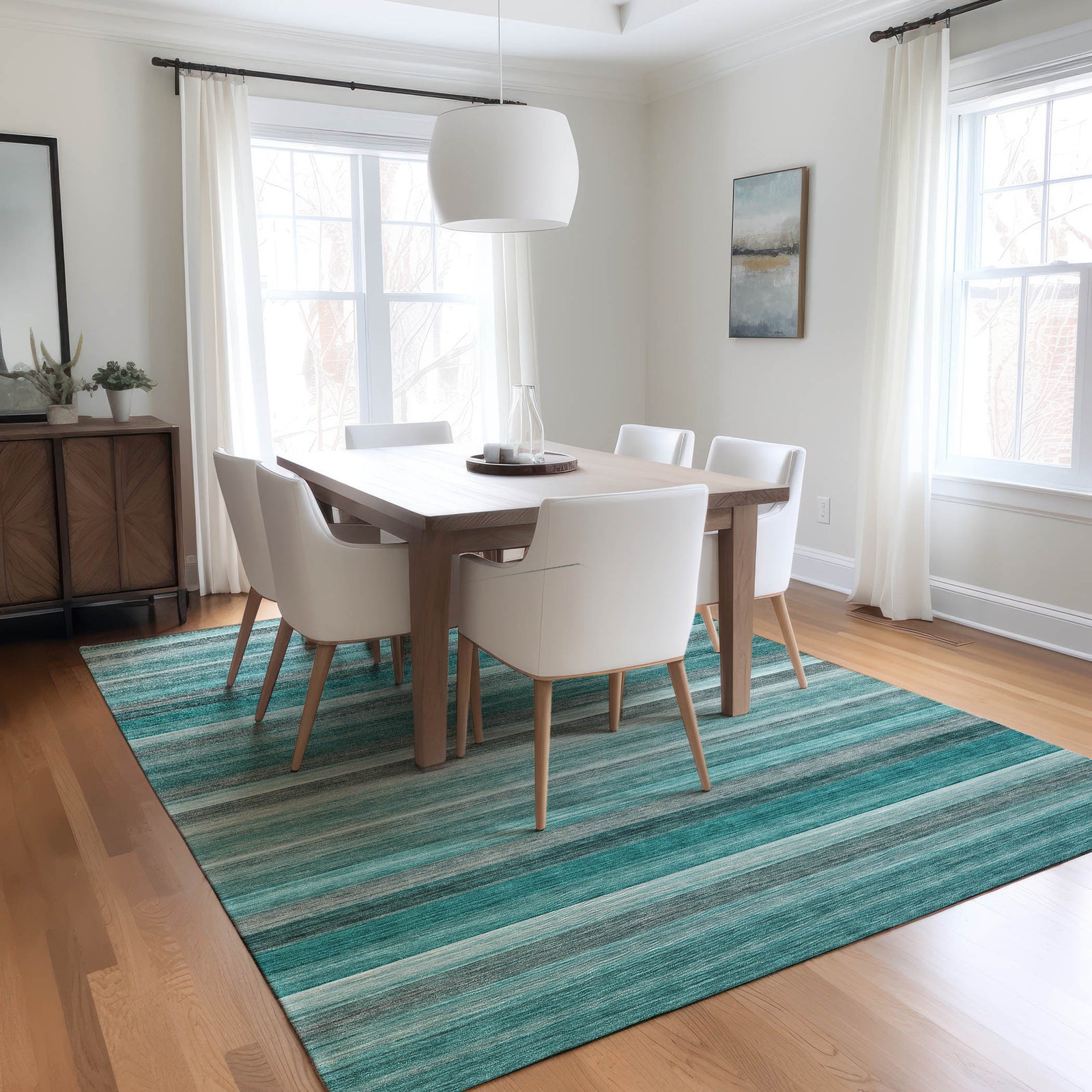 Chantille ACN535 Teal Rug
