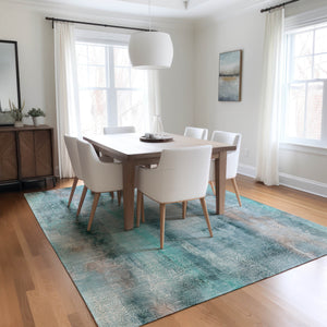 Chantille ACN537 Teal Rug