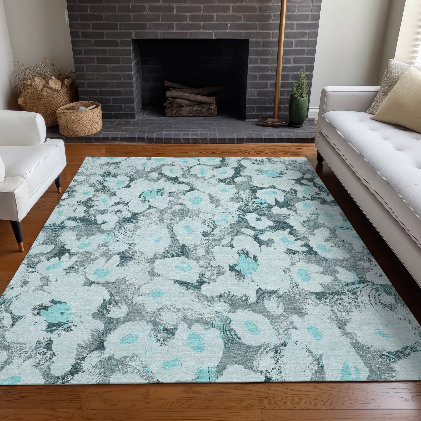 Chantille ACN538 Teal Rug