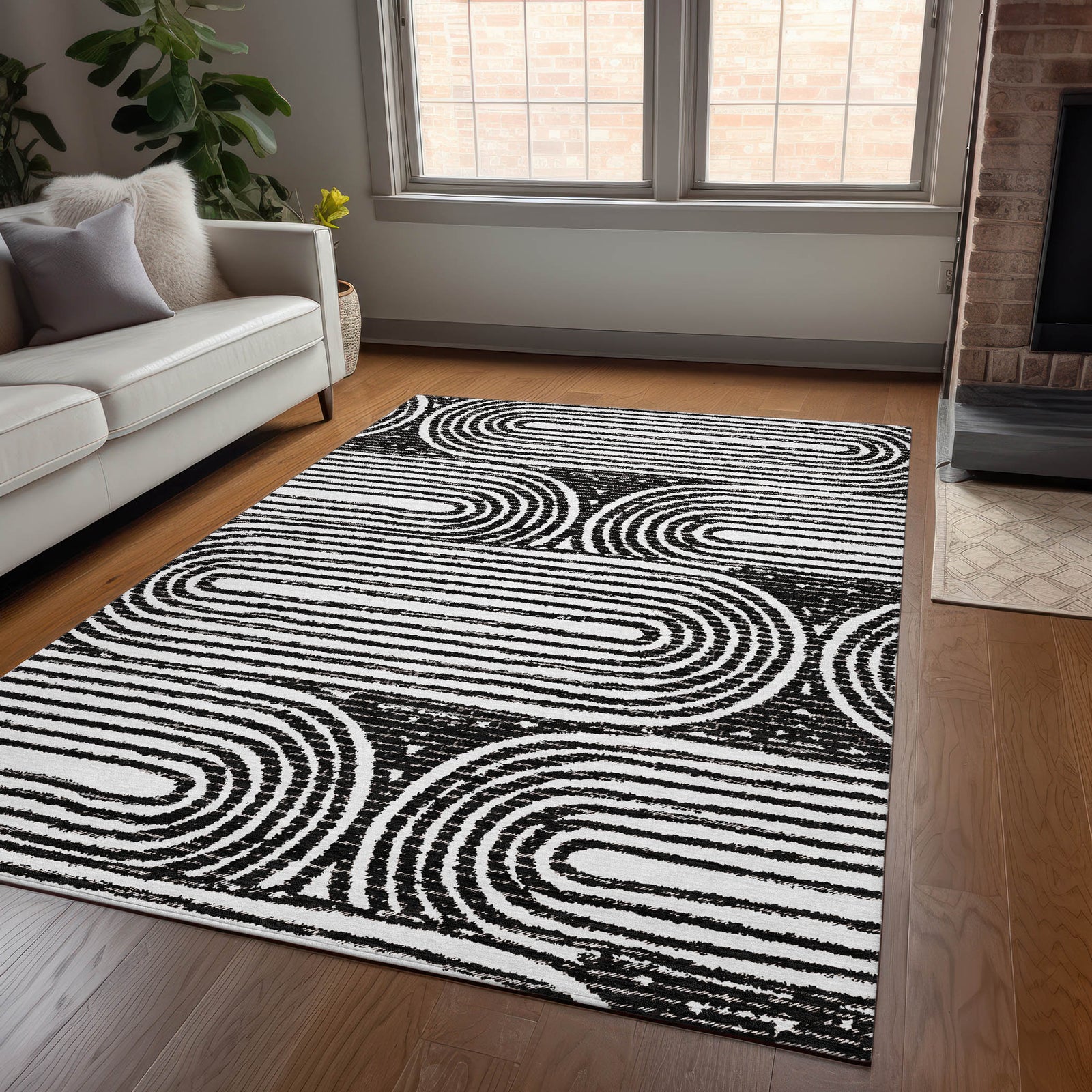 Chantille ACN540 Black Rug