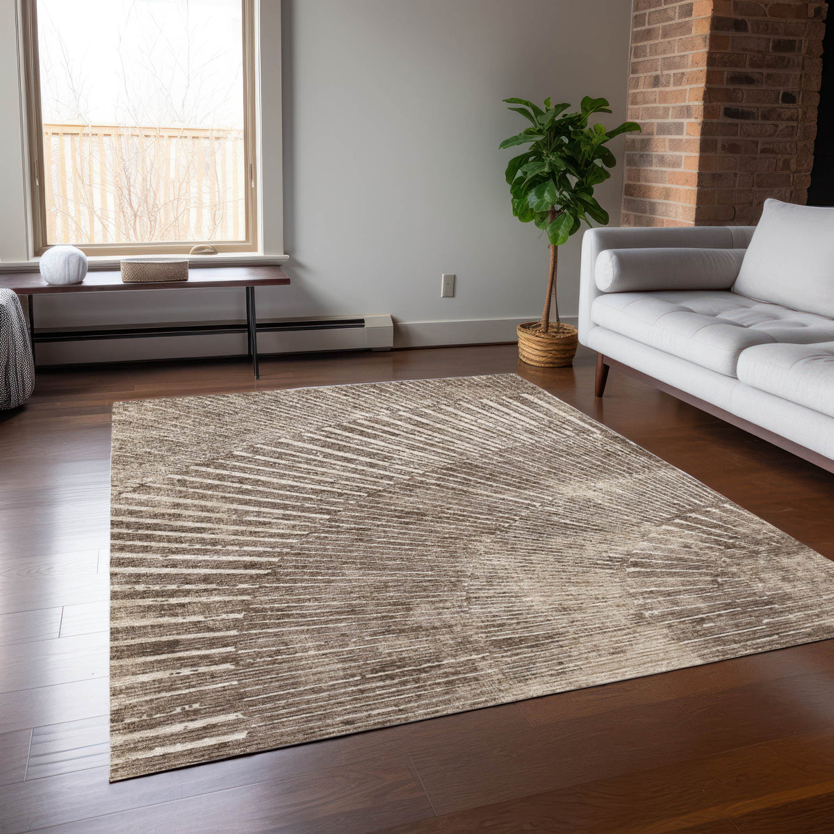 Chantille ACN542 Taupe Rug