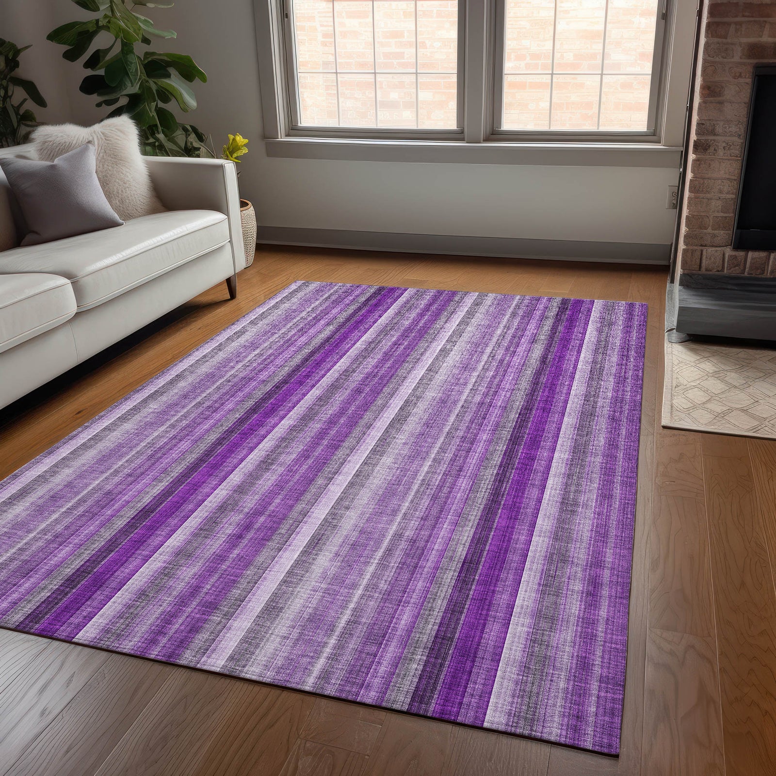 Chantille ACN543 Purple Rug