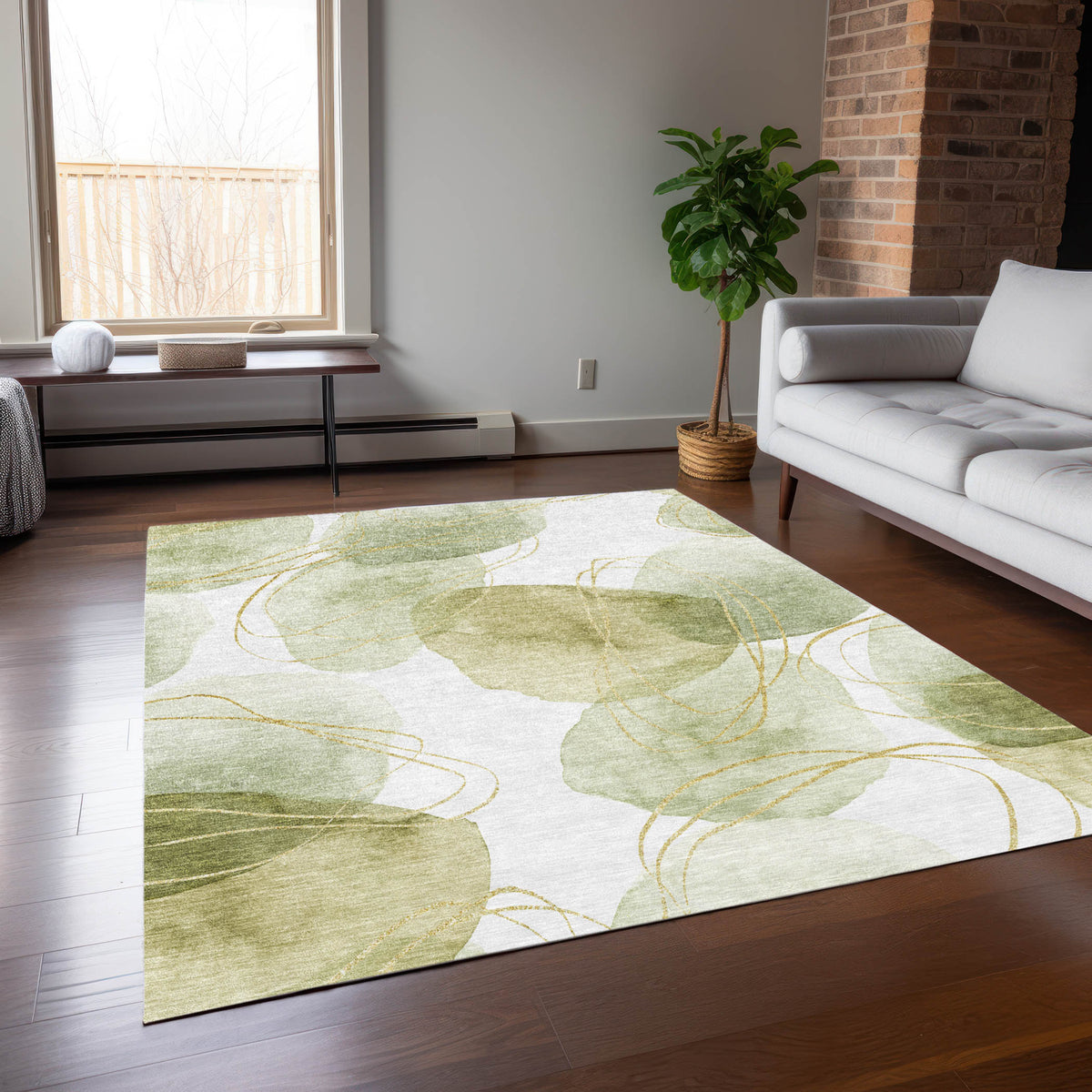 Chantille ACN544 Green Rug