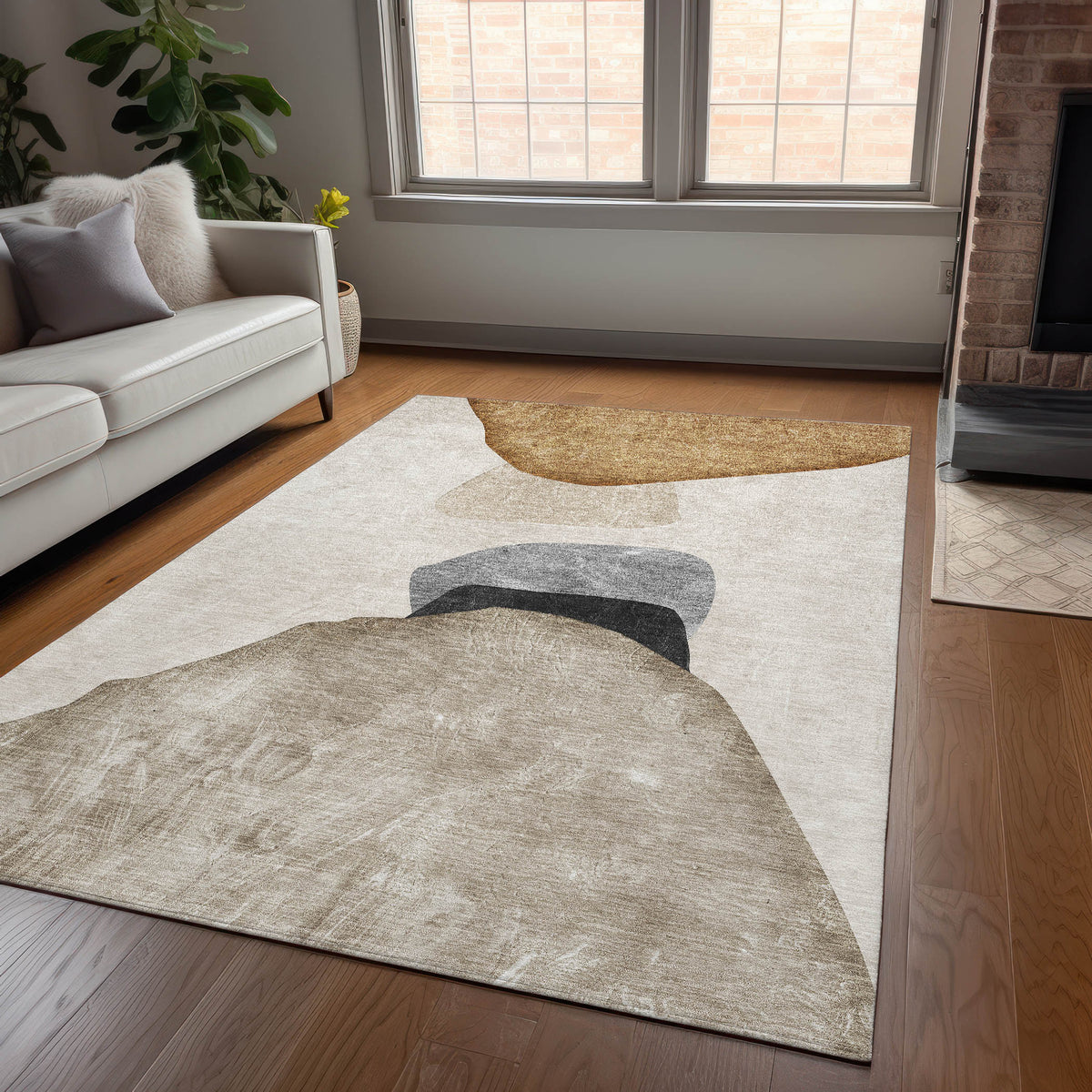 Chantille ACN547 Brown Rug